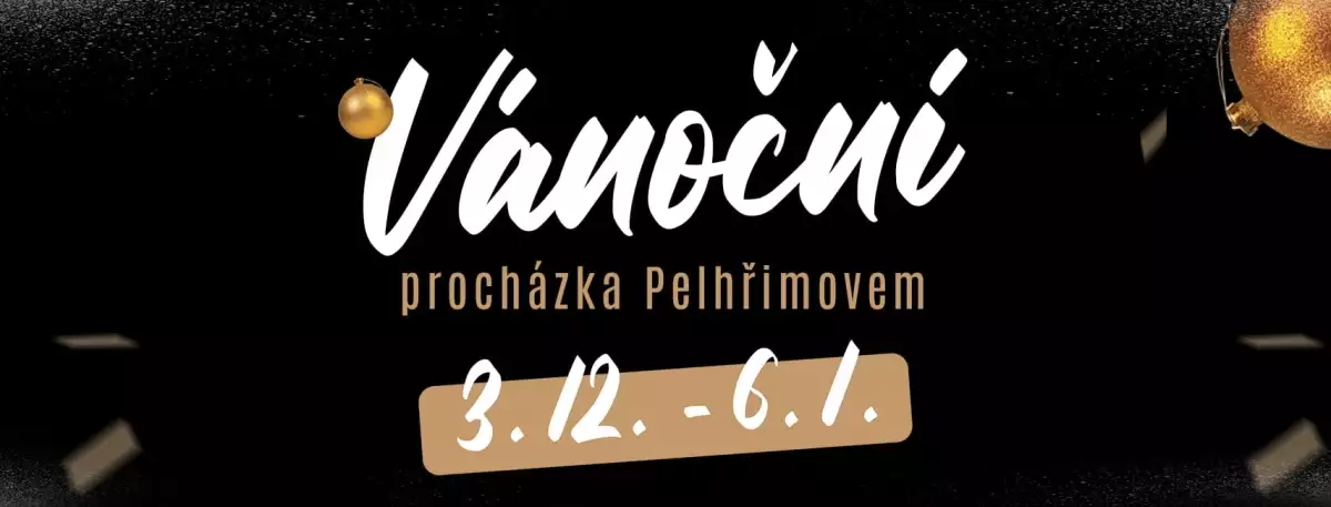 Vánoční procházka rozzářeným Pelhřimovem