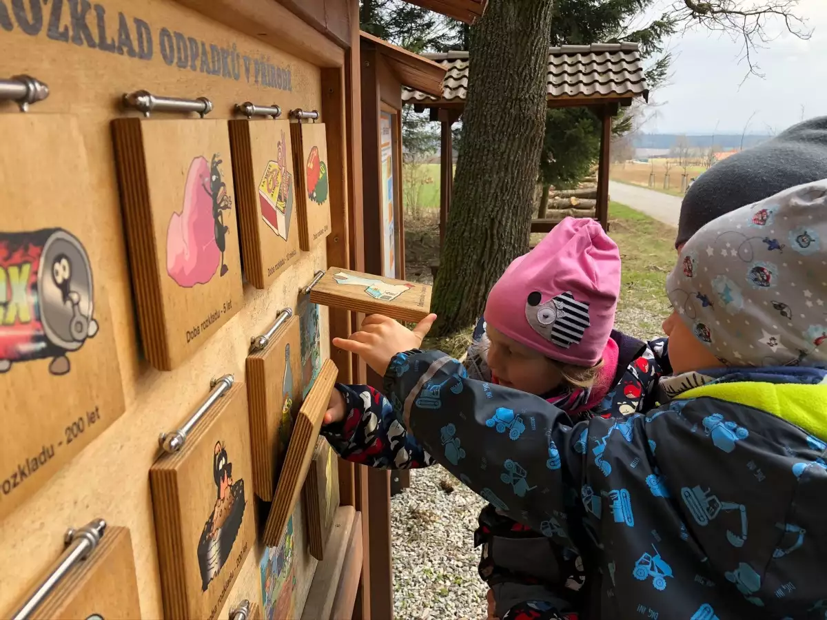 Stezka pro děti nad obcí Vlasenice – Lhota